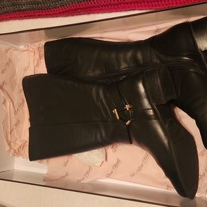 Walking Cradles Black 6.5 WW Tall Boots